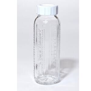 Single Vintage Evenflo Glass Baby Bottle - 8oz Made in Mexico Vintage